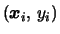 $(\boldsymbol{x}_i,\, y_i)$