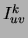 $I^k_{uv}$