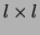 $l\times l$
