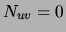 $N_{uv}=0$