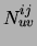 $N_{uv}^{ij}$