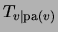 $T_{v\vert{\rm pa}(v)}$