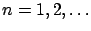$ n=1,2,\ldots$
