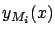 $\displaystyle y_{M_i}(x)$